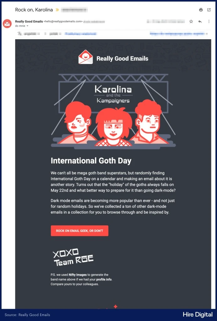 Really Good Emails Personalized Email Marketing